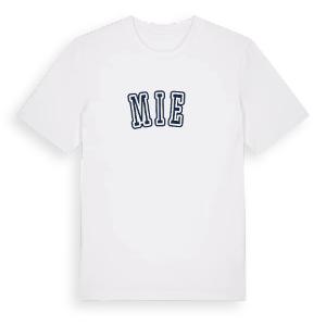 Mień college t-shirt – ekologisk bomull t-shirt från Pinshirt