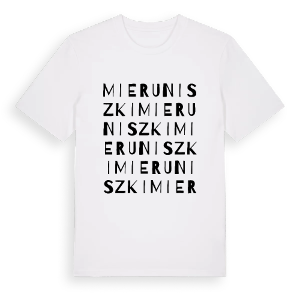 Mieruniszki ordlek t-shirt – ekologisk bomull t-shirt från Pinshirt