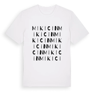 Mikicin ordlek t-shirt – ekologisk bomull t-shirt från Pinshirt
