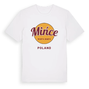 Mińce cirkel t-shirt – ekologisk bomull t-shirt från Pinshirt