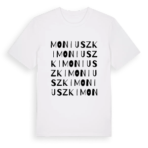 Moniuszki ordlek t-shirt – ekologisk bomull t-shirt från Pinshirt