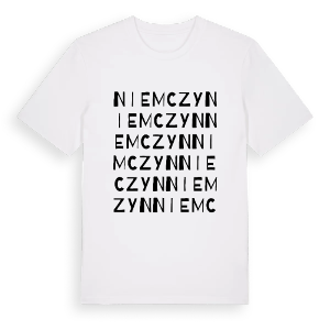 Niemczyn ordlek t-shirt – ekologisk bomull t-shirt från Pinshirt