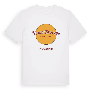 Nowe Krzewo cirkel t-shirt – ekologisk bomull t-shirt från Pinshirt