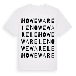 Nowe Warele ordlek t-shirt – ekologisk bomull t-shirt från Pinshirt