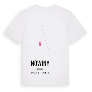 Nowiny karta t-shirt – ekologisk bomull t-shirt från Pinshirt