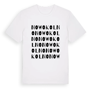 Nowokolno ordlek t-shirt – ekologisk bomull t-shirt från Pinshirt