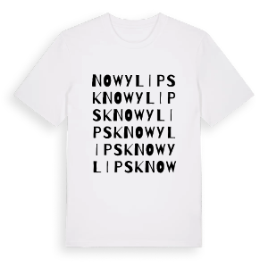 Nowy Lipsk ordlek t-shirt – ekologisk bomull t-shirt från Pinshirt