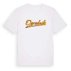 Ogrodniki baseball t-shirt – ekologisk bomull t-shirt från Pinshirt