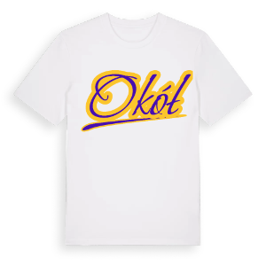 Okół baseball t-shirt – ekologisk bomull t-shirt från Pinshirt