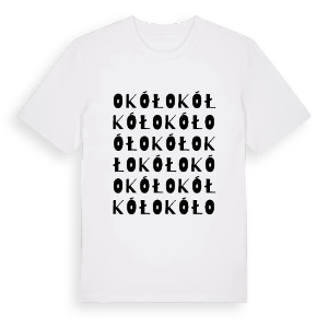 Okół ordlek t-shirt – ekologisk bomull t-shirt från Pinshirt