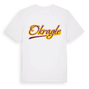 Okrągłe baseball t-shirt – ekologisk bomull t-shirt från Pinshirt