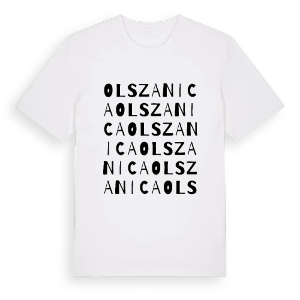 Olszanica ordlek t-shirt – ekologisk bomull t-shirt från Pinshirt