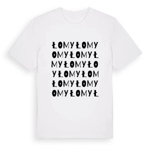 Łomy ordlek t-shirt – ekologisk bomull t-shirt från Pinshirt