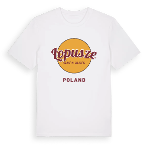 Łopusze cirkel t-shirt – ekologisk bomull t-shirt från Pinshirt