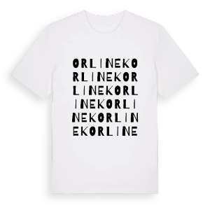 Orlinek ordlek t-shirt – ekologisk bomull t-shirt från Pinshirt