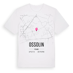 Ossolin karta t-shirt – ekologisk bomull t-shirt från Pinshirt