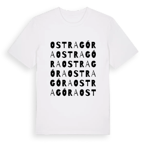 Ostra Góra ordlek t-shirt – ekologisk bomull t-shirt från Pinshirt
