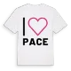 Jag älskar Pace t-shirt stort tryck