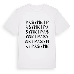 Pasynki ordlek t-shirt – ekologisk bomull t-shirt från Pinshirt