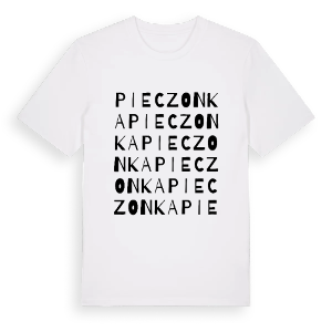 Pieczonka ordlek t-shirt – ekologisk bomull t-shirt från Pinshirt
