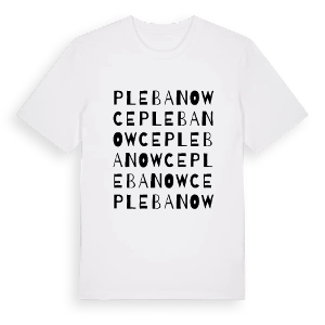 Plebanowce ordlek t-shirt – ekologisk bomull t-shirt från Pinshirt