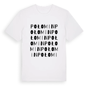 Połomin ordlek t-shirt – ekologisk bomull t-shirt från Pinshirt