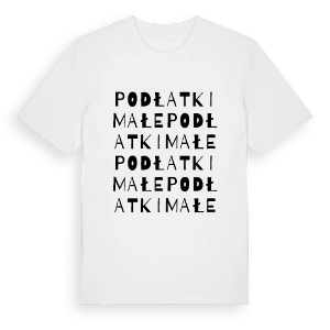Podłatki Małe ordlek t-shirt – ekologisk bomull t-shirt från Pinshirt