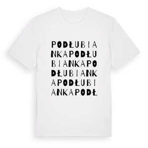 Podłubianka ordlek t-shirt – ekologisk bomull t-shirt från Pinshirt