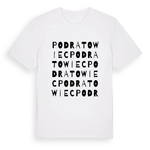 Podratowiec ordlek t-shirt – ekologisk bomull t-shirt från Pinshirt