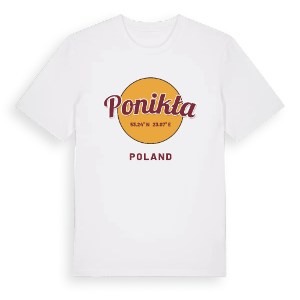 Ponikła cirkel t-shirt – ekologisk bomull t-shirt från Pinshirt