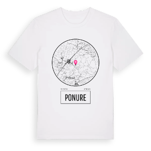 Ponure t-shirt – ekologisk bomull t-shirt från Pinshirt