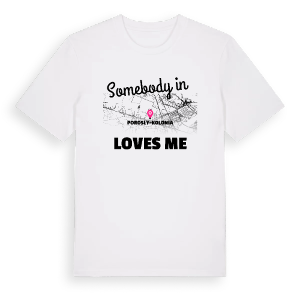 Någon i Porosły-Kolonia älskar mig t-shirt – ekologisk bomull t-shirt från Pinshirt