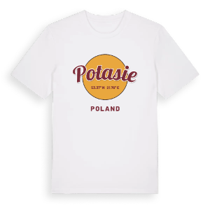 Potasie cirkel t-shirt – ekologisk bomull t-shirt från Pinshirt