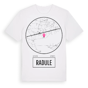 Radule t-shirt – ekologisk bomull t-shirt från Pinshirt