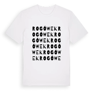 Rogówek ordlek t-shirt – ekologisk bomull t-shirt från Pinshirt