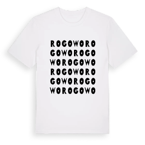 Rogowo ordlek t-shirt – ekologisk bomull t-shirt från Pinshirt