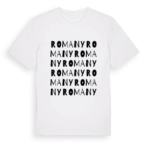 Romany ordlek t-shirt – ekologisk bomull t-shirt från Pinshirt