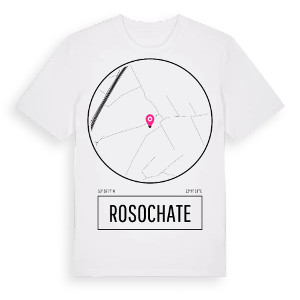 Rosochate t-shirt – ekologisk bomull t-shirt från Pinshirt