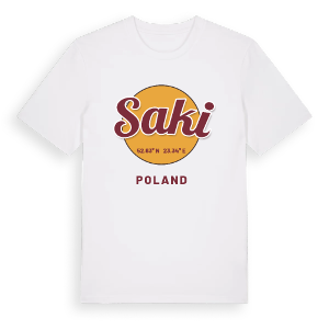 Saki cirkel t-shirt – ekologisk bomull t-shirt från Pinshirt