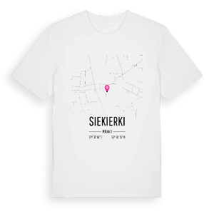 Siekierki karta t-shirt – ekologisk bomull t-shirt från Pinshirt