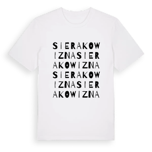 Sierakowizna ordlek t-shirt – ekologisk bomull t-shirt från Pinshirt