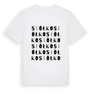 Siółko ordlek t-shirt – ekologisk bomull t-shirt från Pinshirt