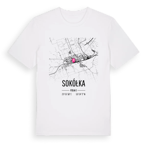 Sokółka karta t-shirt – ekologisk bomull t-shirt från Pinshirt