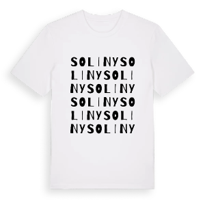 Soliny ordlek t-shirt – ekologisk bomull t-shirt från Pinshirt