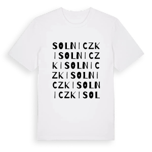 Solniczki ordlek t-shirt – ekologisk bomull t-shirt från Pinshirt