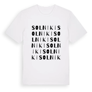 Solniki ordlek t-shirt – ekologisk bomull t-shirt från Pinshirt