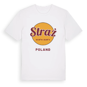 Straż cirkel t-shirt – ekologisk bomull t-shirt från Pinshirt