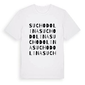Suchodolina ordlek t-shirt – ekologisk bomull t-shirt från Pinshirt