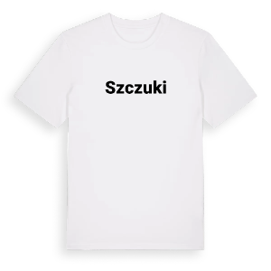 Szczuki fetstil t-shirt – ekologisk bomull t-shirt från Pinshirt