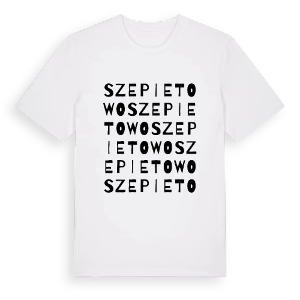 Szepietowo ordlek t-shirt – ekologisk bomull t-shirt från Pinshirt